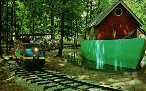 Deer Forest - Old Postcard (newer photo)